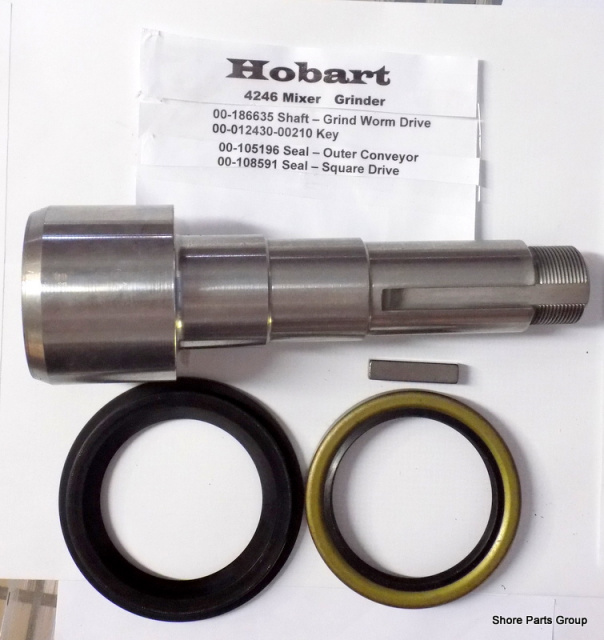 Hobart 4246 Mixer Grinder Part #7 00-186635 Grinder Worm Drive 